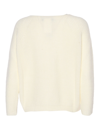 Shop Weekend Max Mara Xeno Sweater In Cream