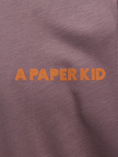 Shop A Paper Kid T-shirt In Brown
