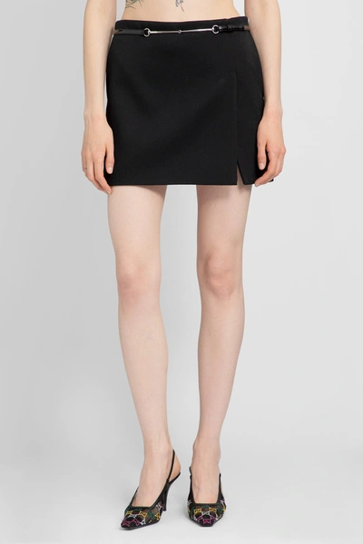 Shop Gucci Woman Black Skirts