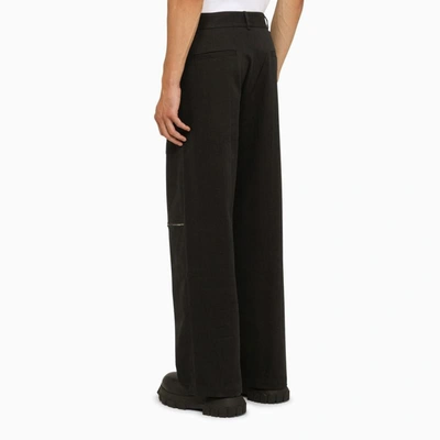 Shop Bluemarble Regular Trousers In Black