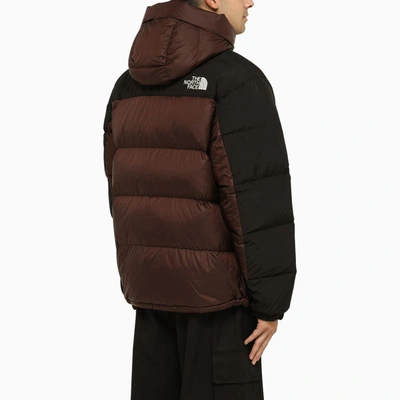 Shop The North Face Brown/black Padded Jacket