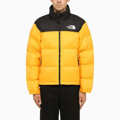 Shop The North Face Retro Nuptse 1996 Yellow/black Jacket