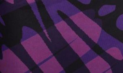 Afrm Gillian Maxi Dress In Purple Mesh With Butterfly Ombre Print In Butterfly Ombre