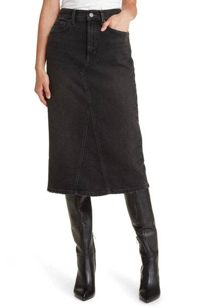 Shop Rails Highland High Waist Denim Midi Skirt In Spellbound