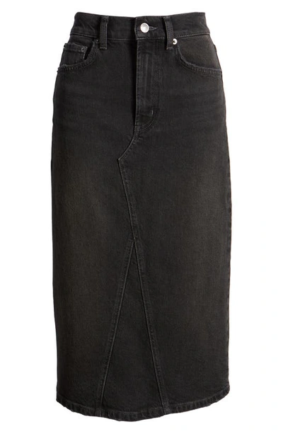 Shop Rails Highland High Waist Denim Midi Skirt In Spellbound