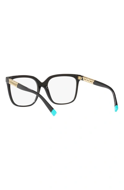 Tiffany & Co 54mm Square Optical Glasses In Black