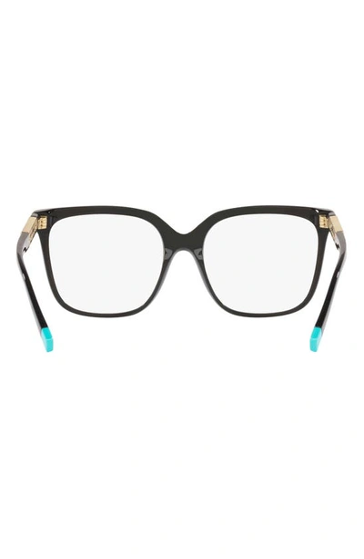 Tiffany & Co 54mm Square Optical Glasses In Black