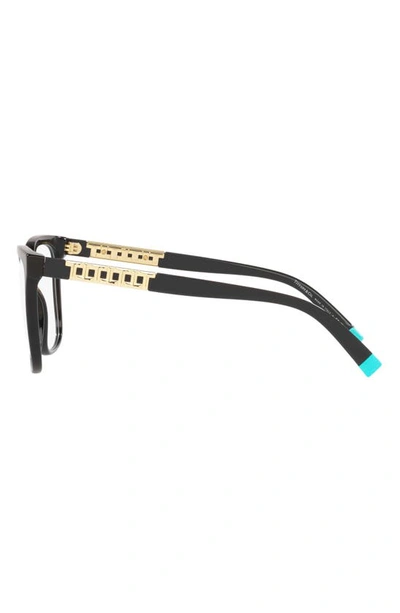 Tiffany & Co 54mm Square Optical Glasses In Black