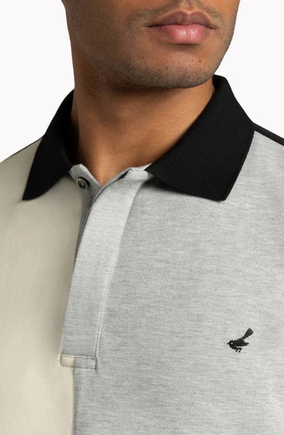Hypernatural Eclipse Supima® Cotton Blend Polo In White Multi