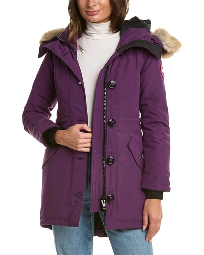 Shop Canada Goose Rossclair Parka In Purple