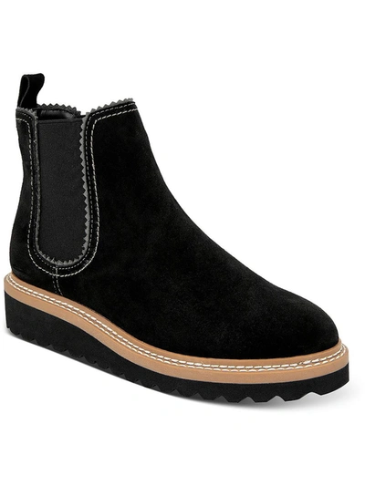 Shop Splendid Elora Womens Laceless Ankle Chelsea Boots In Black
