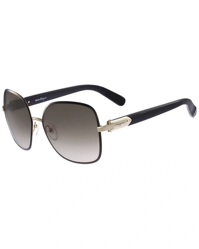 Shop Ferragamo Women's Sf150s 59mm Sunglasses In Grey