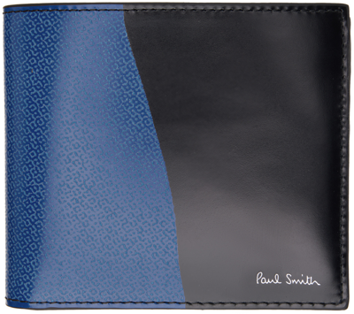 Shop Paul Smith Black & Blue Rug Print Wallet In Pr Multicolour