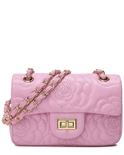Shop Tiffany & Fred Quilted Leather Crossbody In Pink
