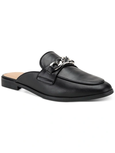 Shop Sun + Stone Augustaa Womens Fax Manmade Mules In Black