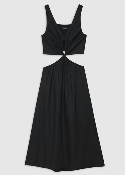 Shop Anine Bing Dione Dress In Black