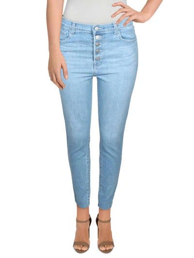 Shop J Brand Lillie Womens Denim Light Wash Skinny Jeans In Multi