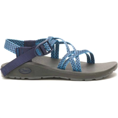 Shop Chaco Women's Zcloud X Sandals In Puzzle Azure Blue In Multi
