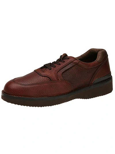 Shop Walkabout Ultra-walker Mens Leather Comfort Casual Shoes In Brown