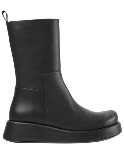 Shop Paloma Barceló Paloma Barcelo Cris Leather Boot In Black