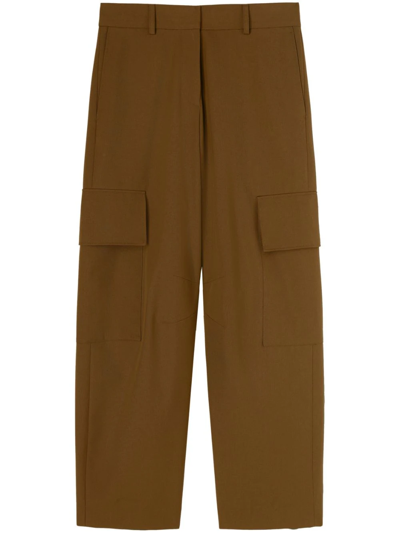 Shop Palm Angels Pantaloni Cargo In Brown