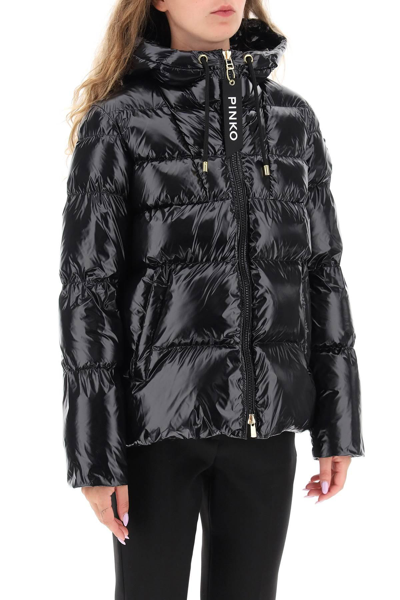 Pinko Coats Black In Black