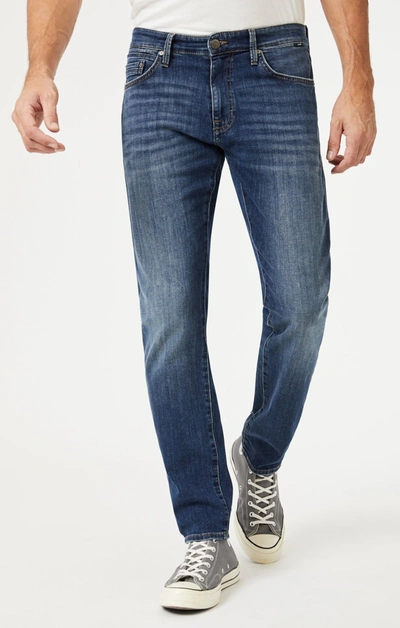 Shop Mavi Jake Slim Leg In Mid  Williamsburg In Medium Blue