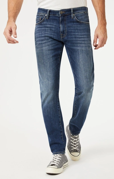 Mavi Jake Slim Leg In Mid  Williamsburg In Medium Blue