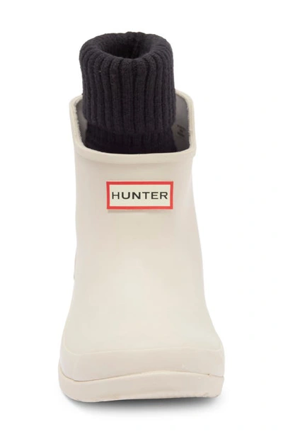 Shop Hunter Indoor/outdoor Chelsea Sock Boot In Cast/ Black