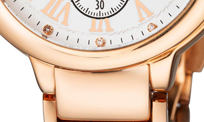 Gv2 Rome Diamond Bracelet Watch, 36mm In Rose Gold