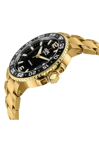 Gevril Riverside Swiss Automatic Bracelet Watch, 42mm In Gold