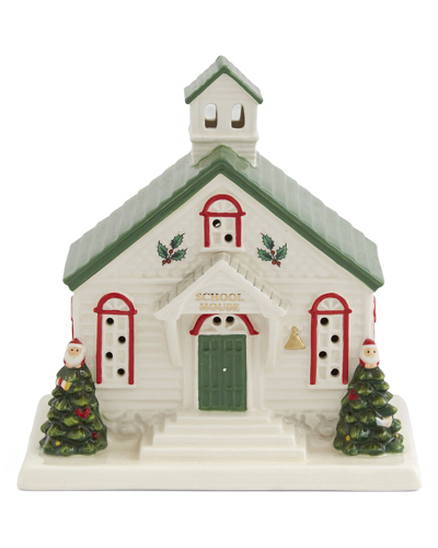 Spode Christmas Tree Led Illuminated School House