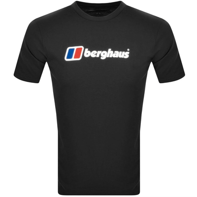 Shop Berghaus Logo T Shirt Black