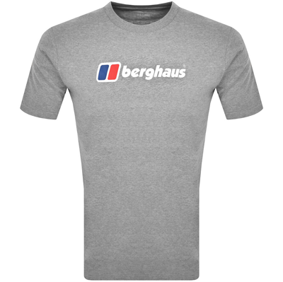 Shop Berghaus Logo T Shirt Grey