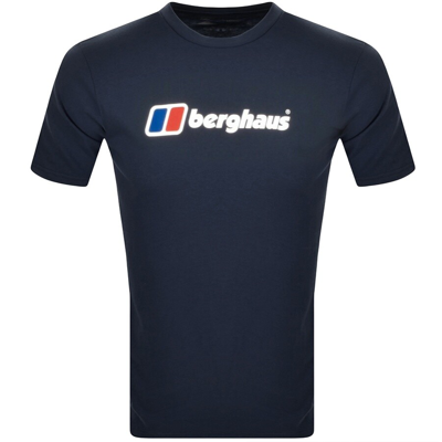 Shop Berghaus Logo T Shirt Blue
