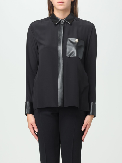 Shop Simona Corsellini Shirt  Woman Color Black
