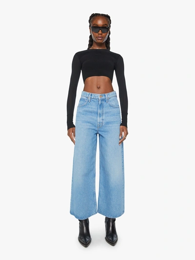 Shop Mother Snacks! The Dinner Bell Crop All You Can Eat Jeans In Blue