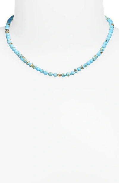 Shop Anzie Boheme Turquoise Beaded Necklace In Blue