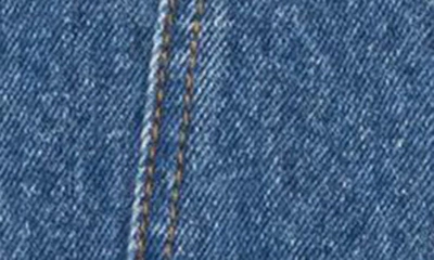 Edikted Dalia Oversize Denim Jacket In Dark-blue