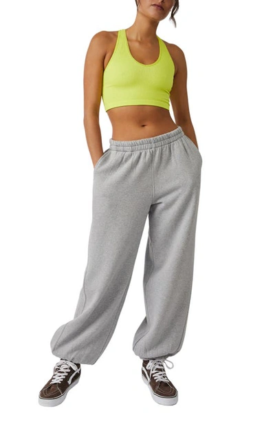 Fp Movement All Star Cotton Blend Joggers In Heather Grey