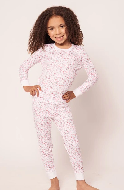 Petite Plume Girls' Dorset Tight Fit Pajamas - Little Kid, Big Kid In Pink