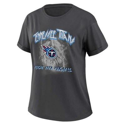 Shop Wear By Erin Andrews Charcoal Tennessee Titans Boyfriend T-shirt