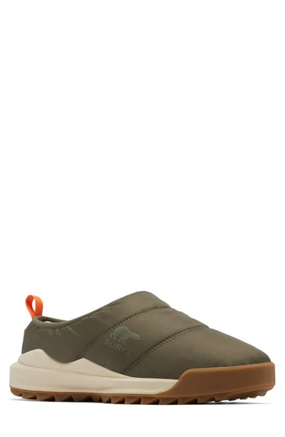 Shop Sorel Ona Rmx Quilted Waterproof Slip-on Shoe In Stone Green/ Gum 10