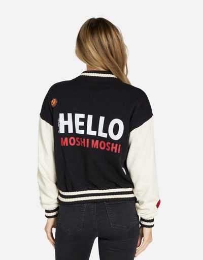 Shop Lauren Moshi Taissa Hello Moshi In Black/bone