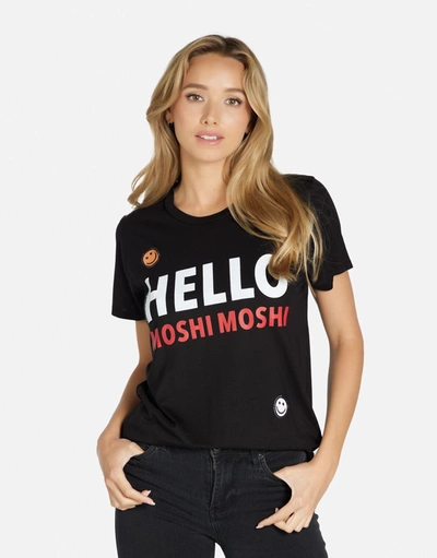 Shop Lauren Moshi Wolf Hello Moshi In Black