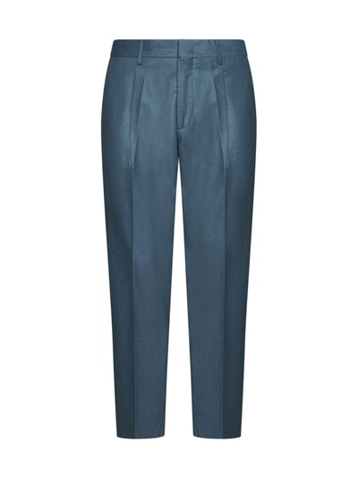 Shop Low Brand Trousers In Sage Green