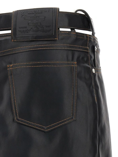 Shop Y/project Cut-out Belt Skirt In Black