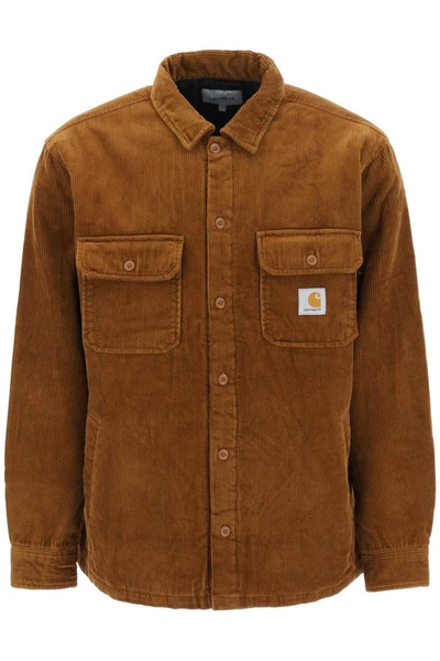 Shop Carhartt Wip 'whitsome' Corduroy Jacket In Brown