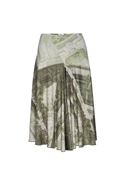 Shop Ho23 Mila Skirt In Emblem Print