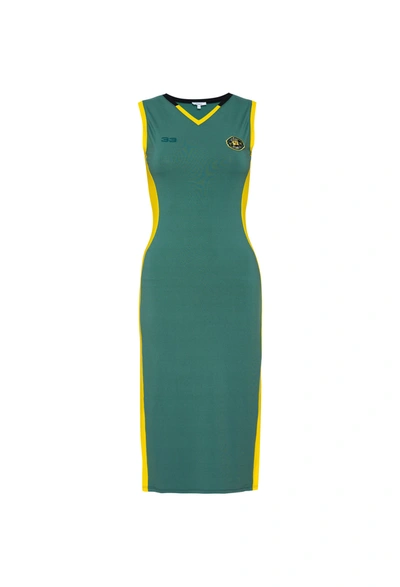 Shop Ho23 Nora Dress In Pine